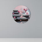 BALANCE OF NATURE Round Wall Art