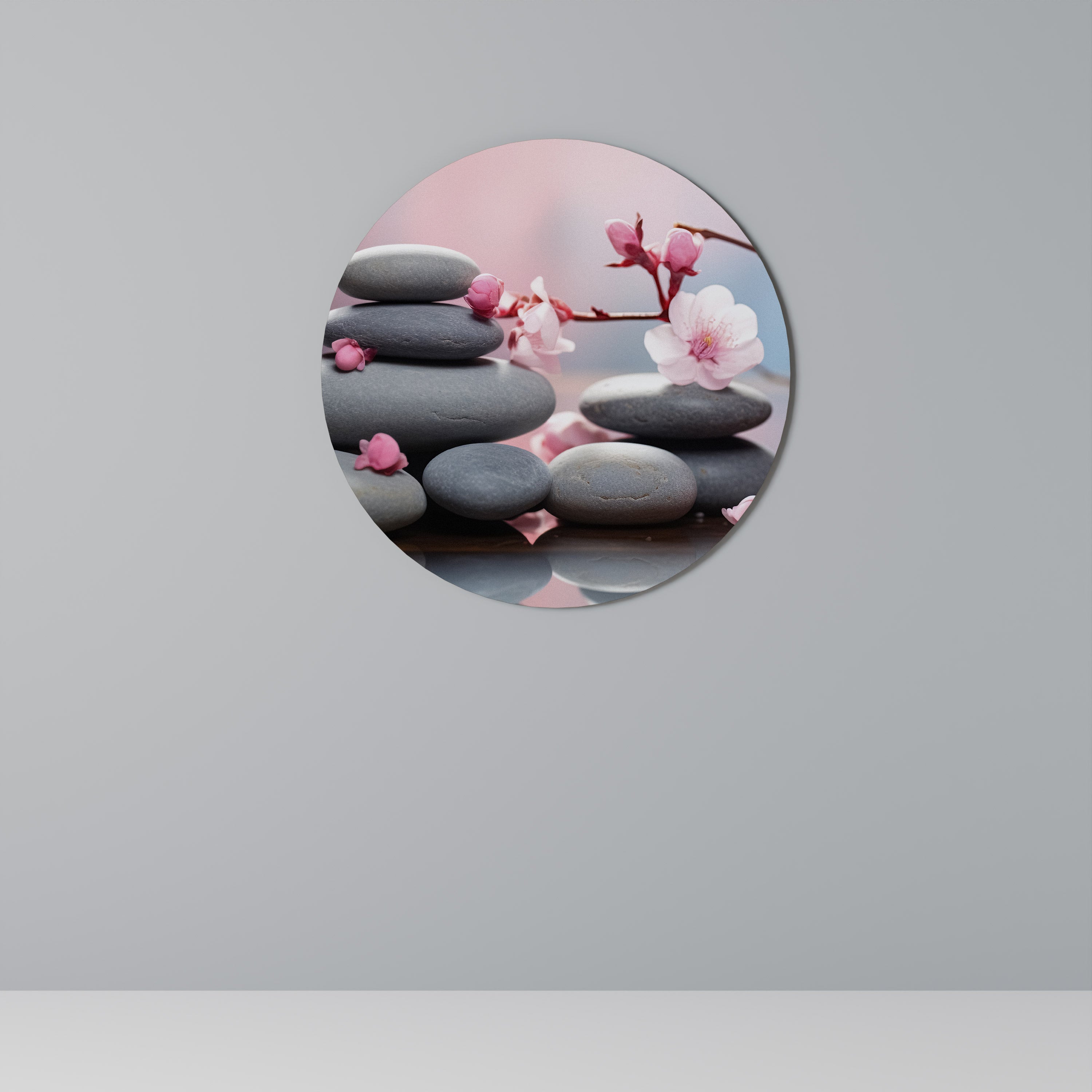 BALANCE OF NATURE Round Wall Art