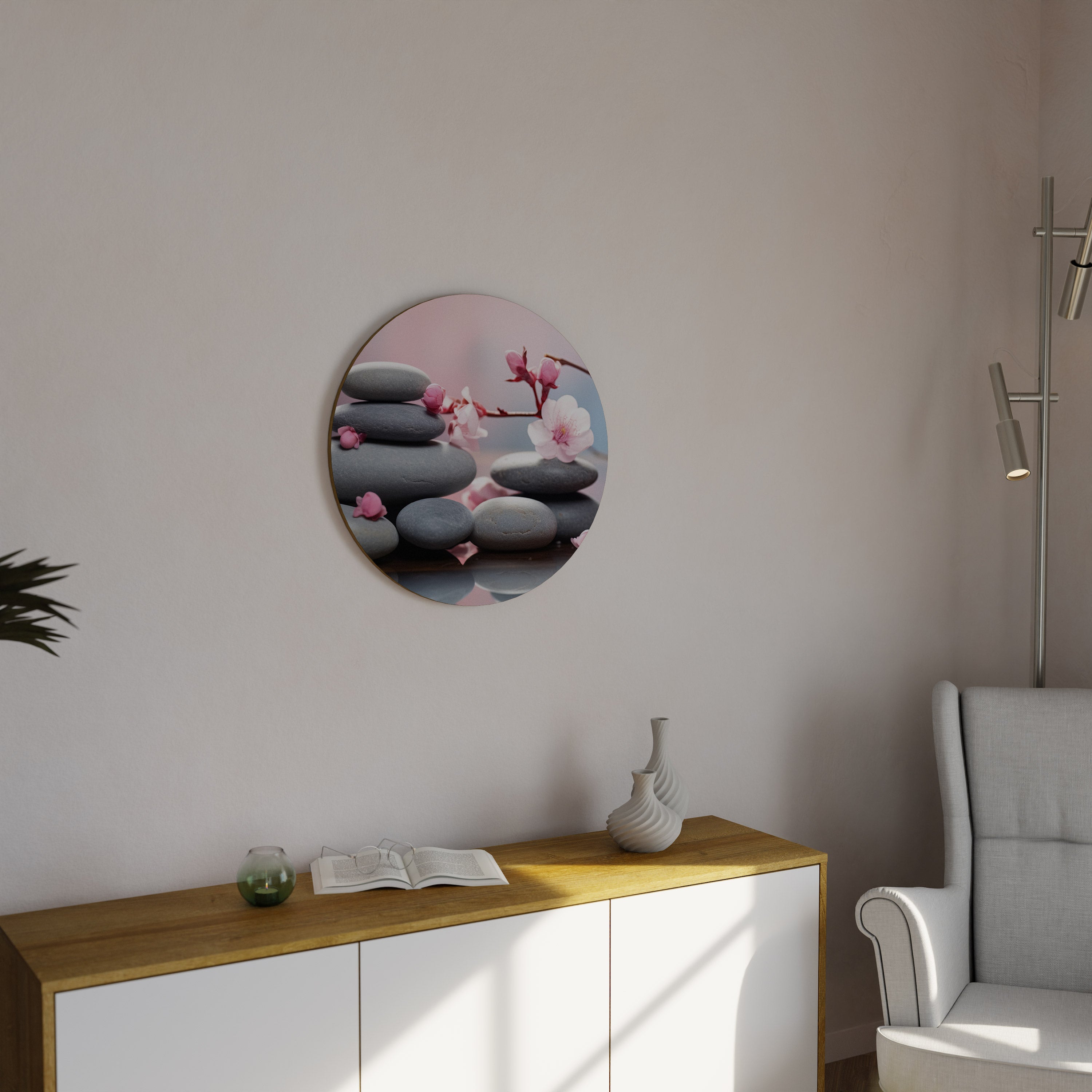 BALANCE OF NATURE Round Wall Art