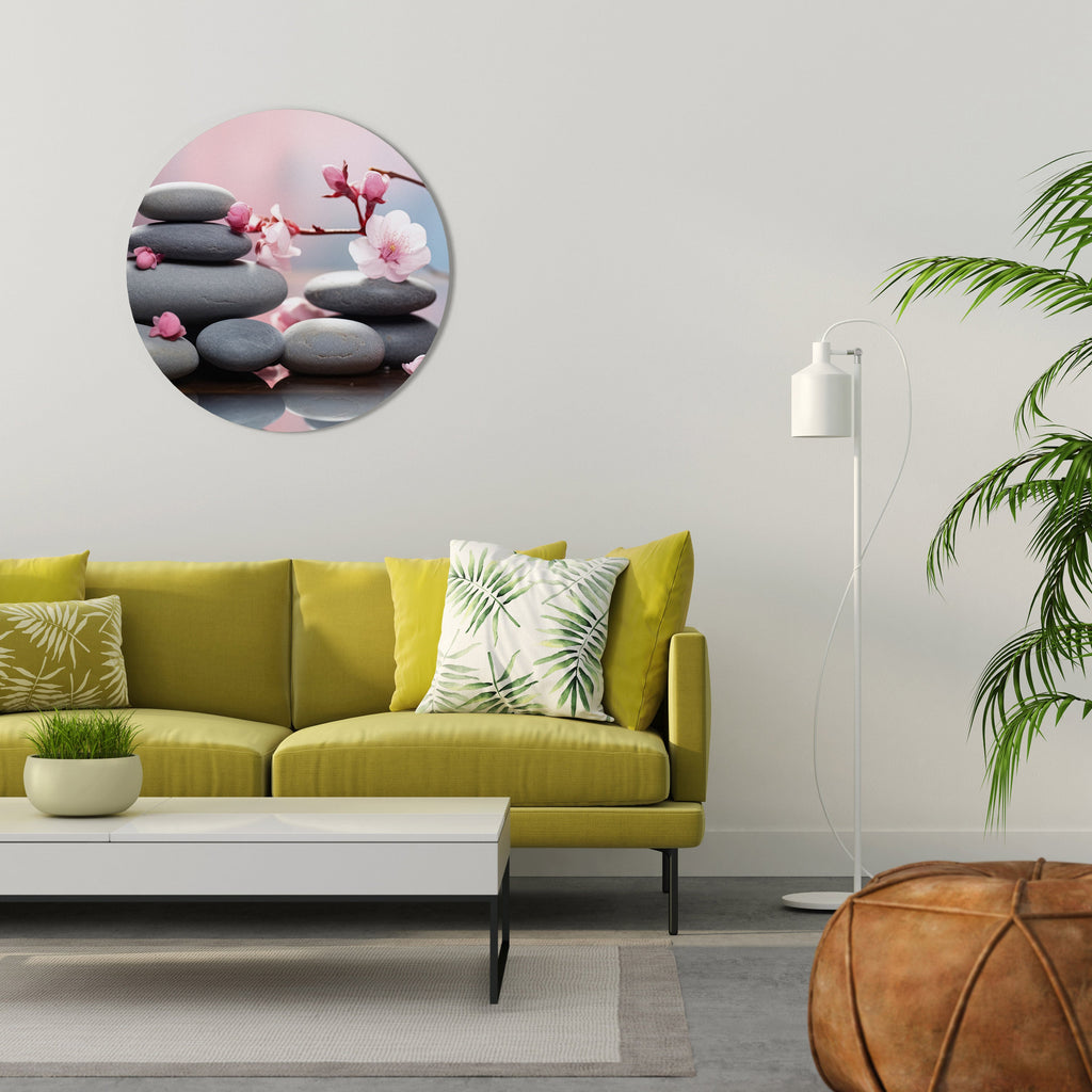 BALANCE OF NATURE Round Wall Art
