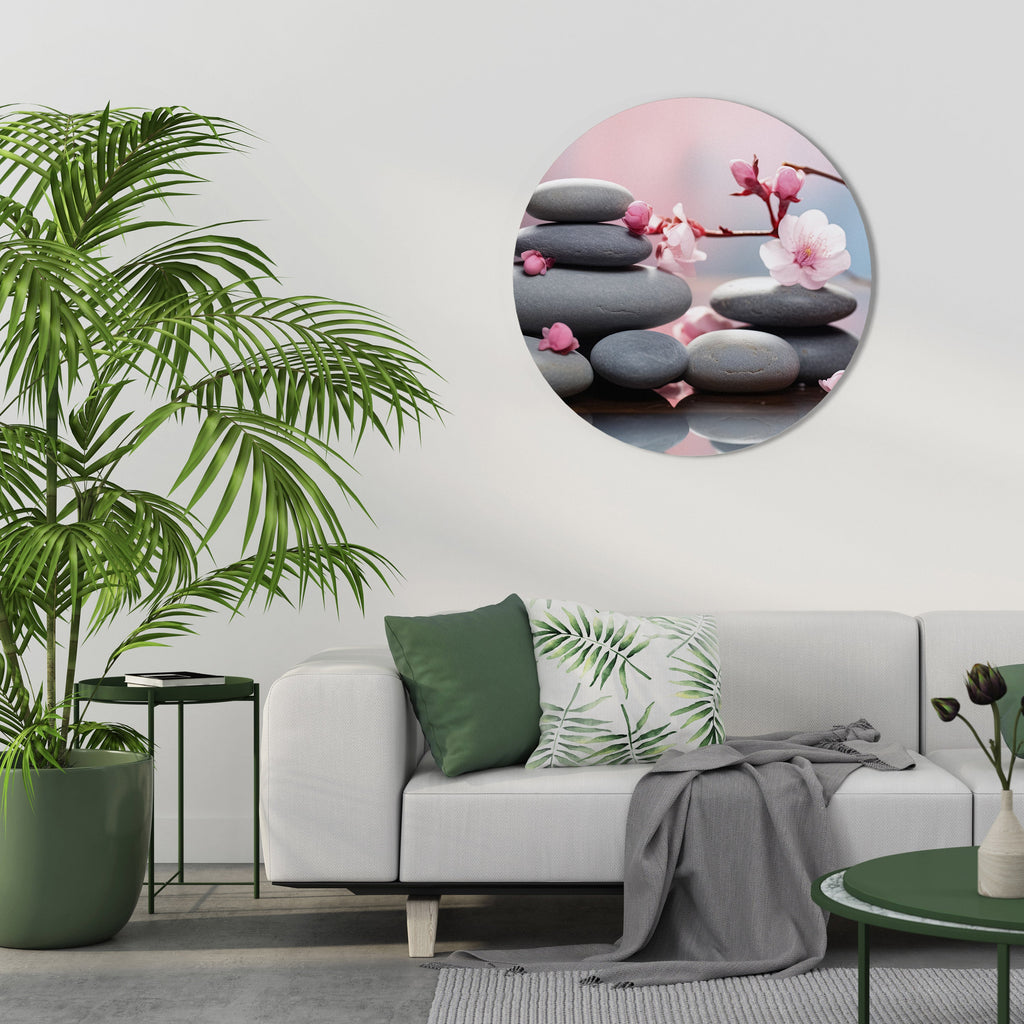 BALANCE OF NATURE Round Wall Art