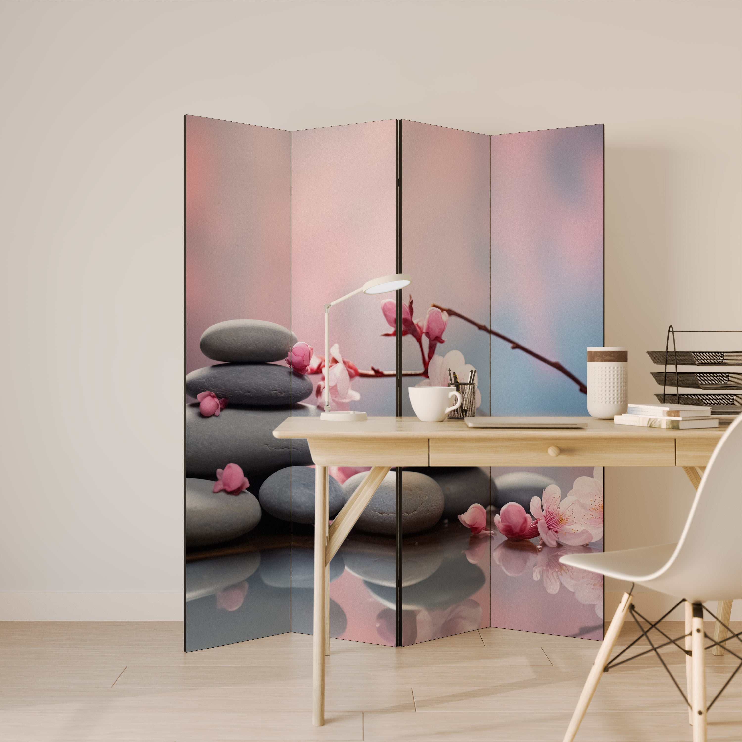 BALANCE OF NATURE 4-Panel Room Divider