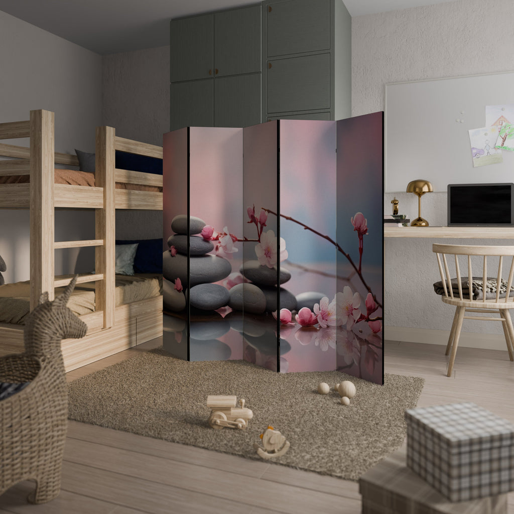 BALANCE OF NATURE Biombo Decorativo de 5 Painéis