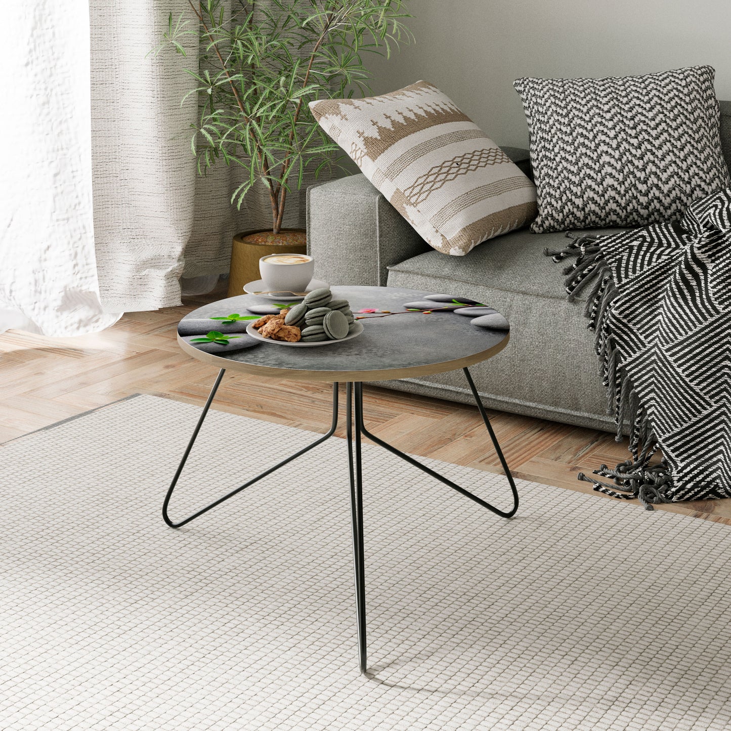 STONES AND BLOSSOMS Coffee Table