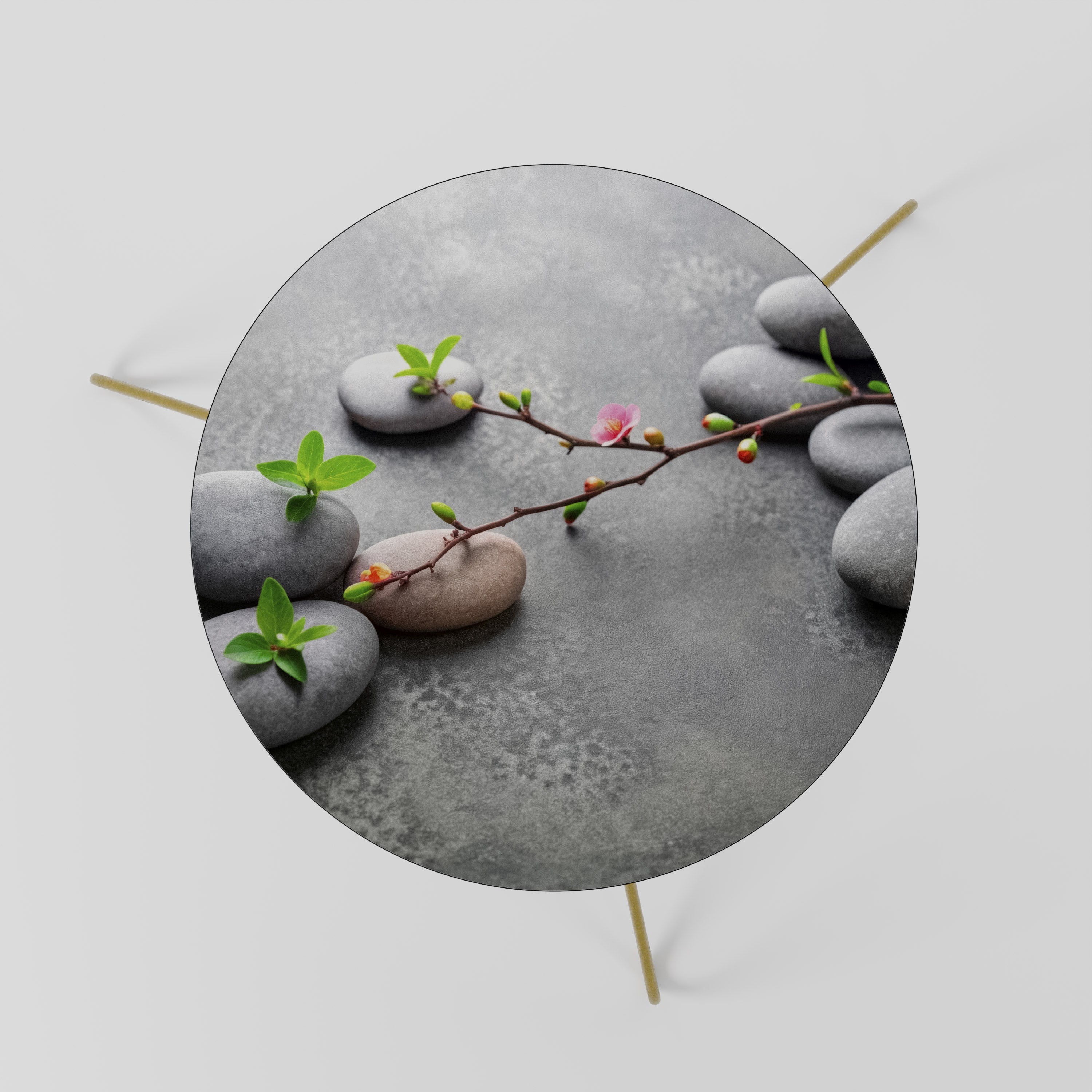STONES AND BLOSSOMS Mesa de Centro 60