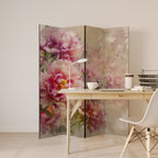 PEONY WHISPER 4-Panel Room Divider