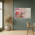 PEONY WHISPER Peel and Stick Horizontal Poster