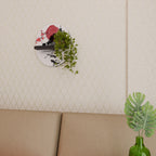 CHERRY SHADOWS Prateleira Oval Decorativa em Acabamento Preto