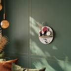 CHERRY SHADOWS Prateleira Oval Decorativa em Efeito Carvalho