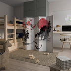 CHERRY SHADOWS Biombo Decorativo de 5 Painéis