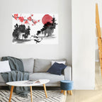 CHERRY SHADOWS Peel and Stick Horizontal Poster