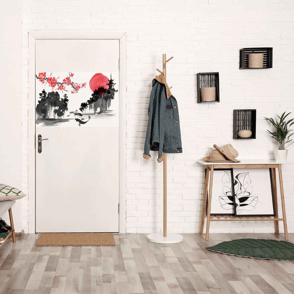 CHERRY SHADOWS Peel and Stick Horizontal Poster