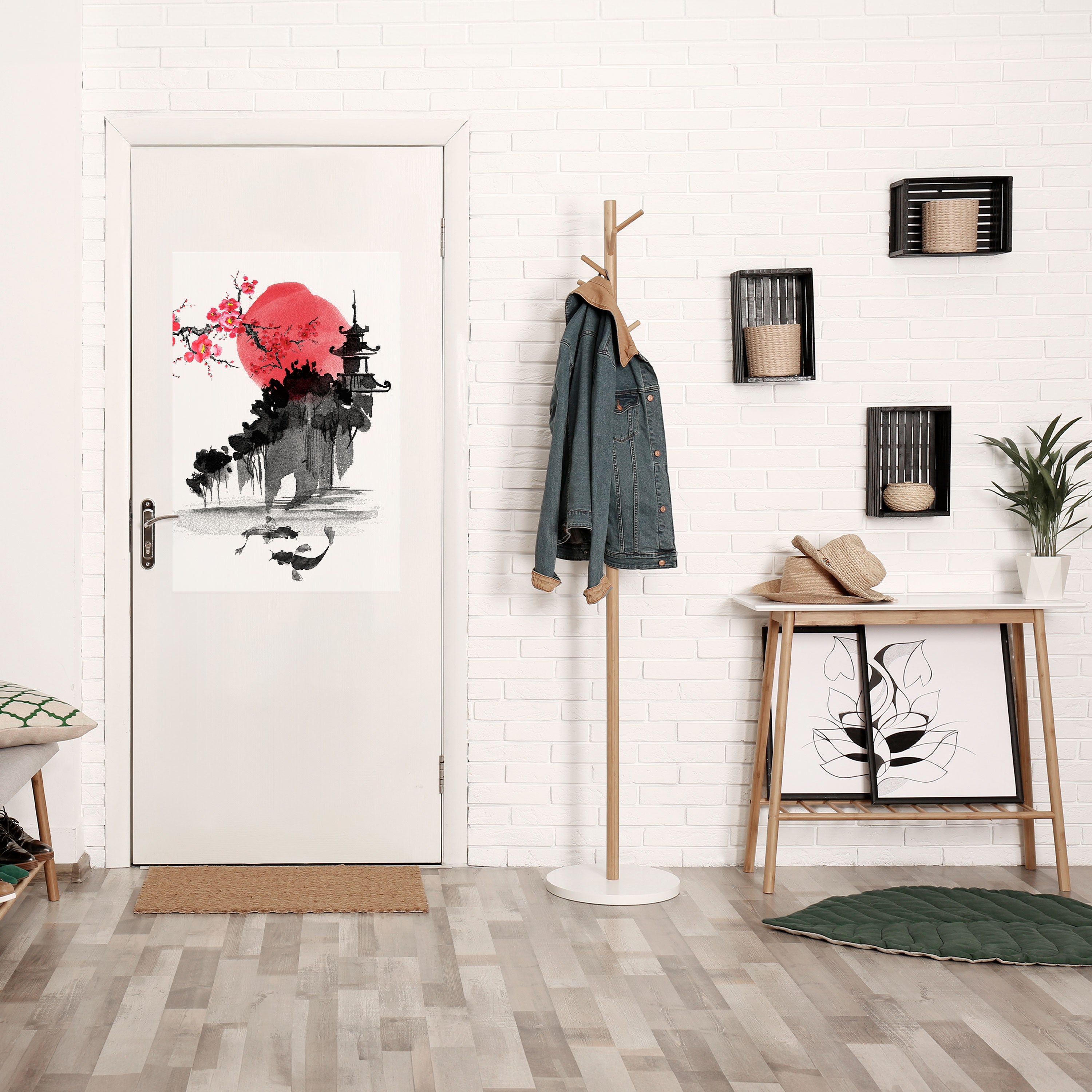 CHERRY SHADOWS Poster Vertical Autocolante