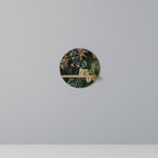 SILENT WILDERNESS Prateleira Redonda Decorativa em Efeito Carvalho