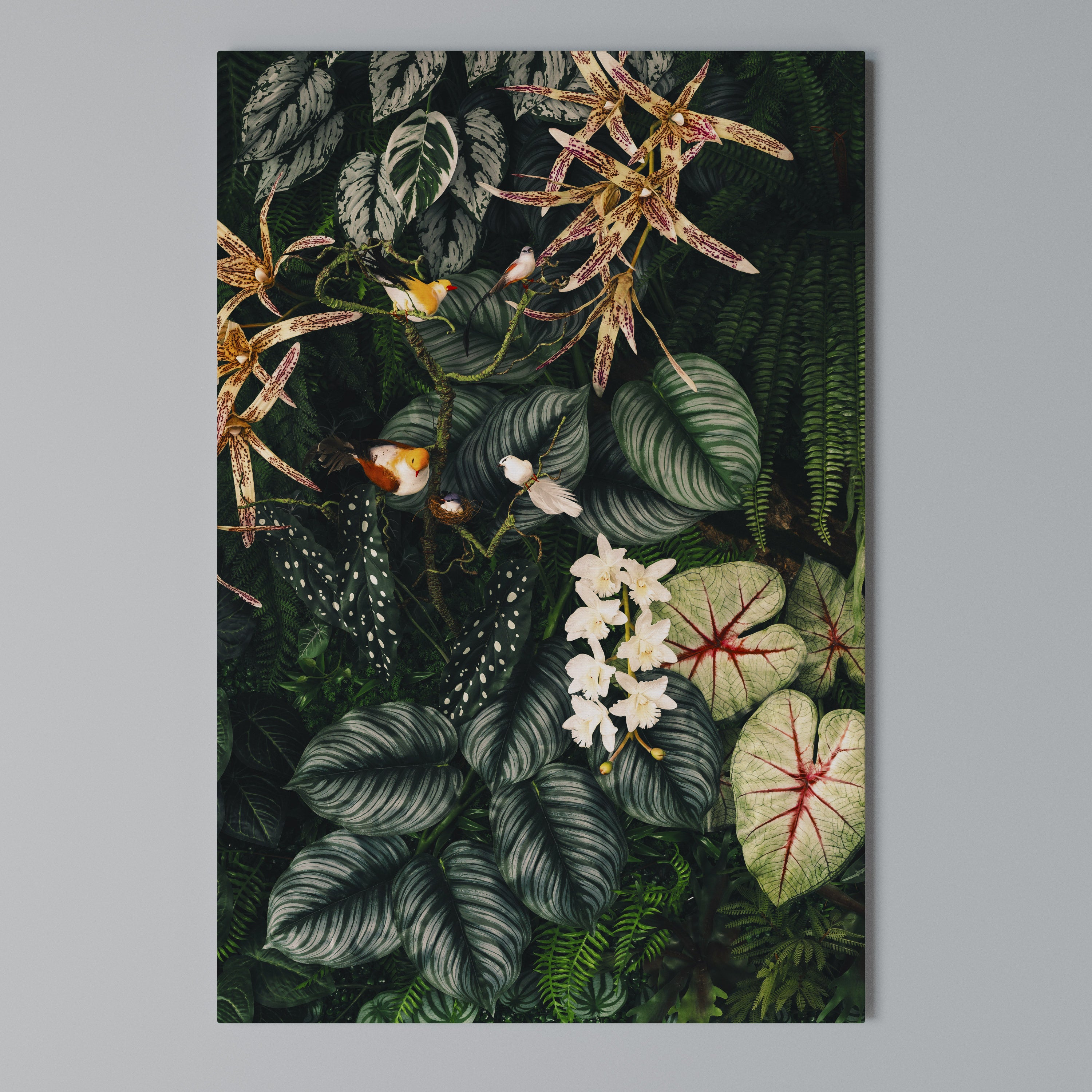 SILENT WILDERNESS Quadro em tela vertical