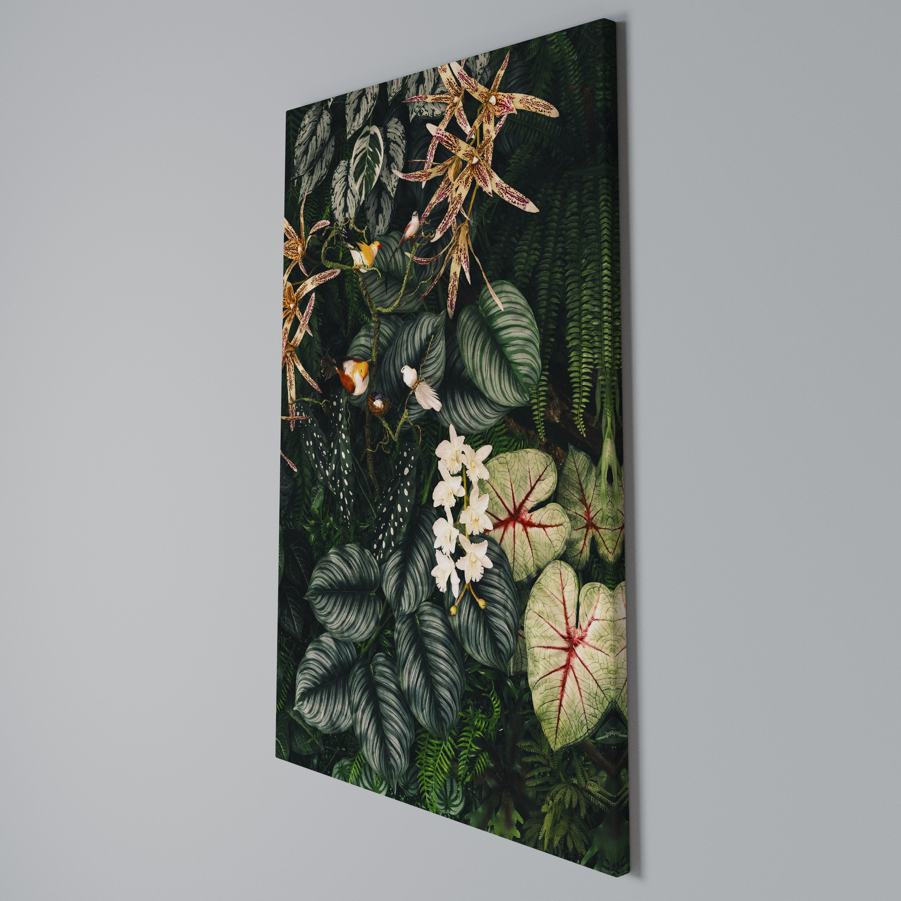 SILENT WILDERNESS Quadro em tela vertical