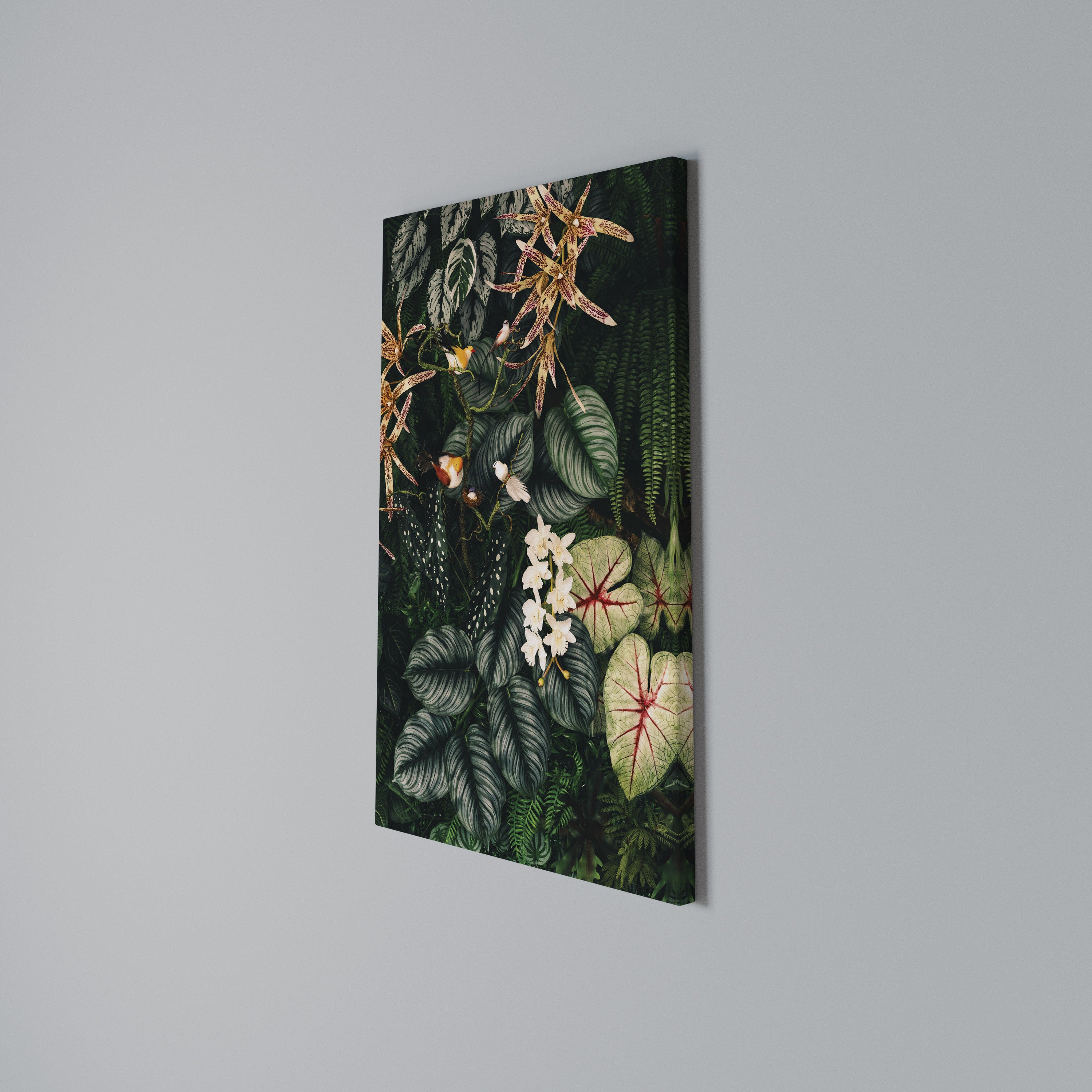 SILENT WILDERNESS Quadro em tela vertical