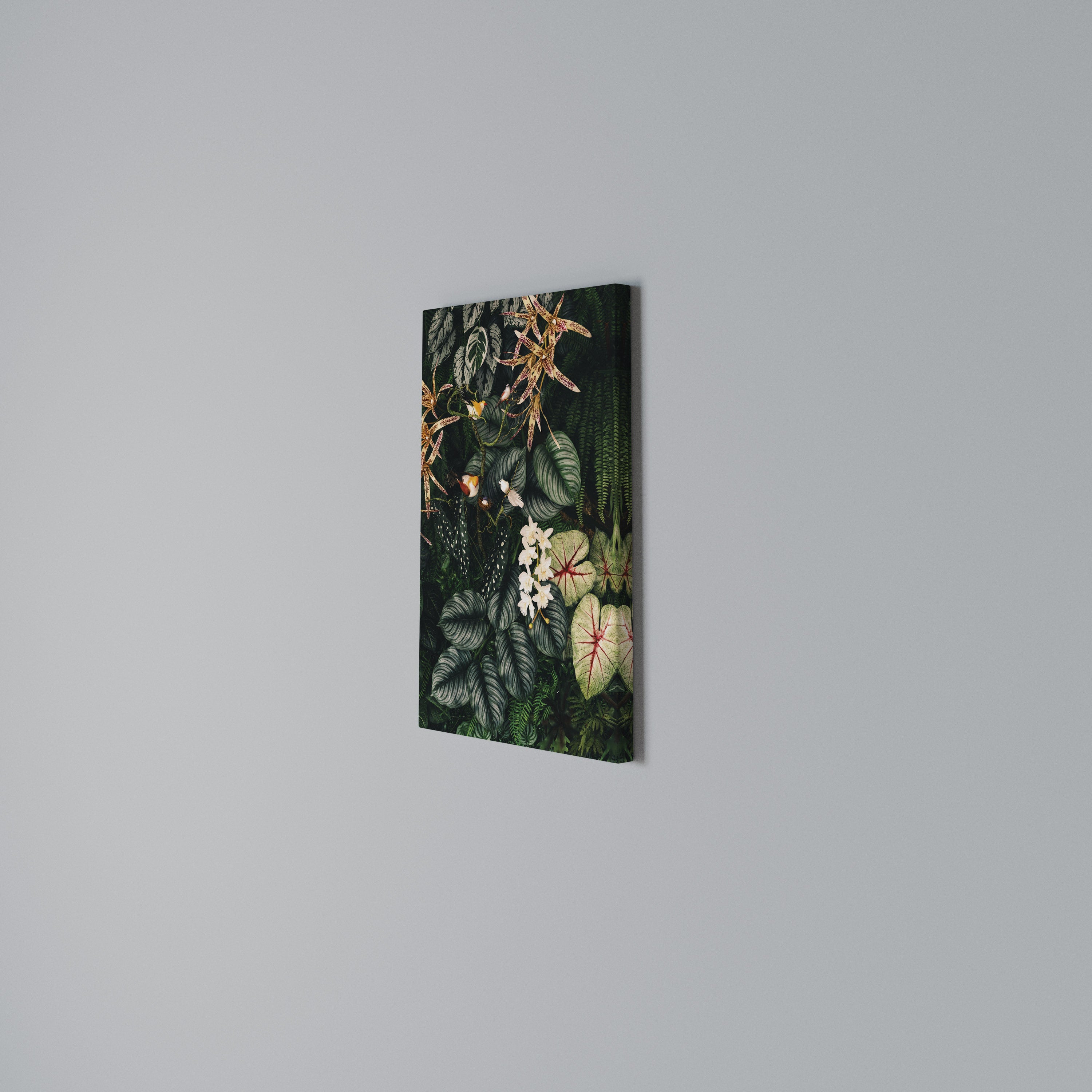 SILENT WILDERNESS Quadro em tela vertical