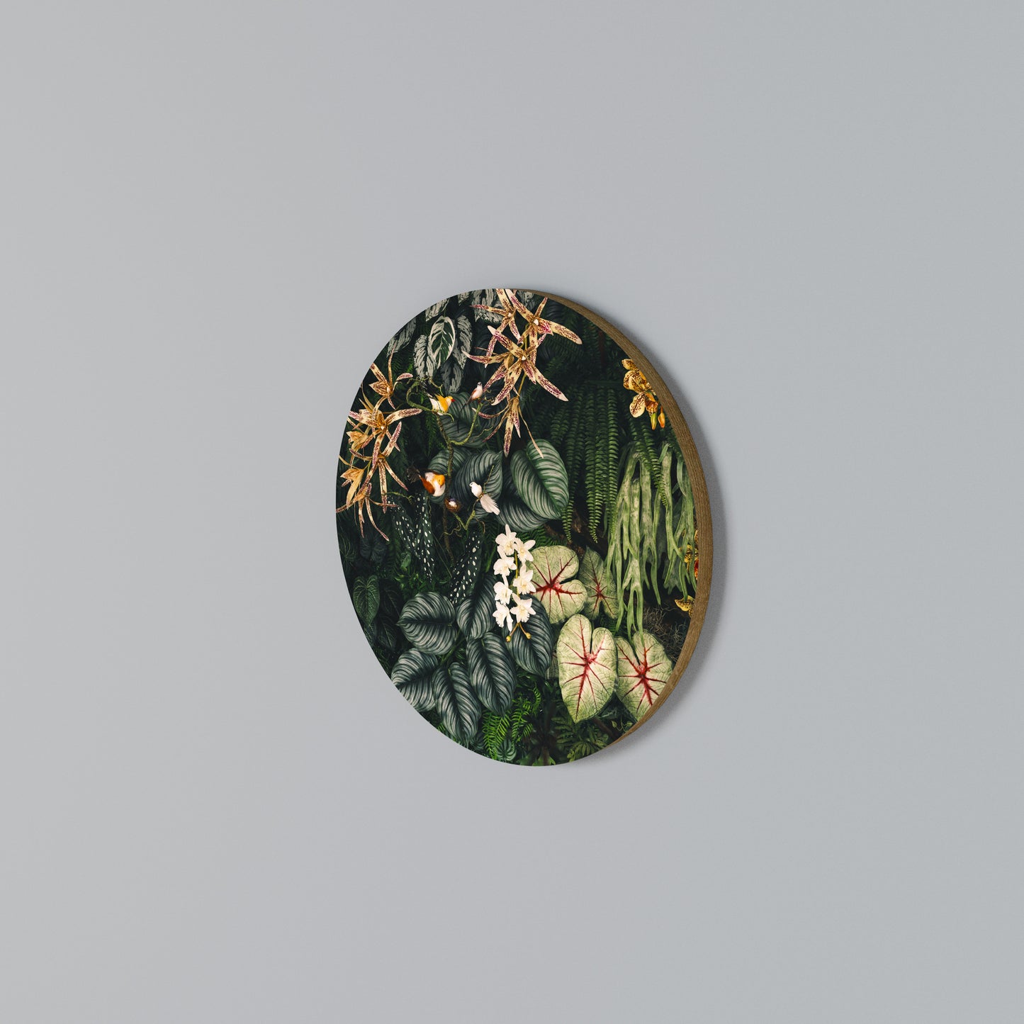 SILENT WILDERNESS Arte de Parede Redonda