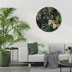 SILENT WILDERNESS Quadro Redondo Decorativo