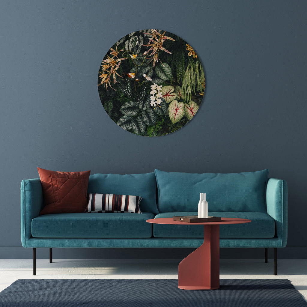 SILENT WILDERNESS Quadro Redondo Decorativo