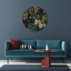 SILENT WILDERNESS Quadro Redondo Decorativo