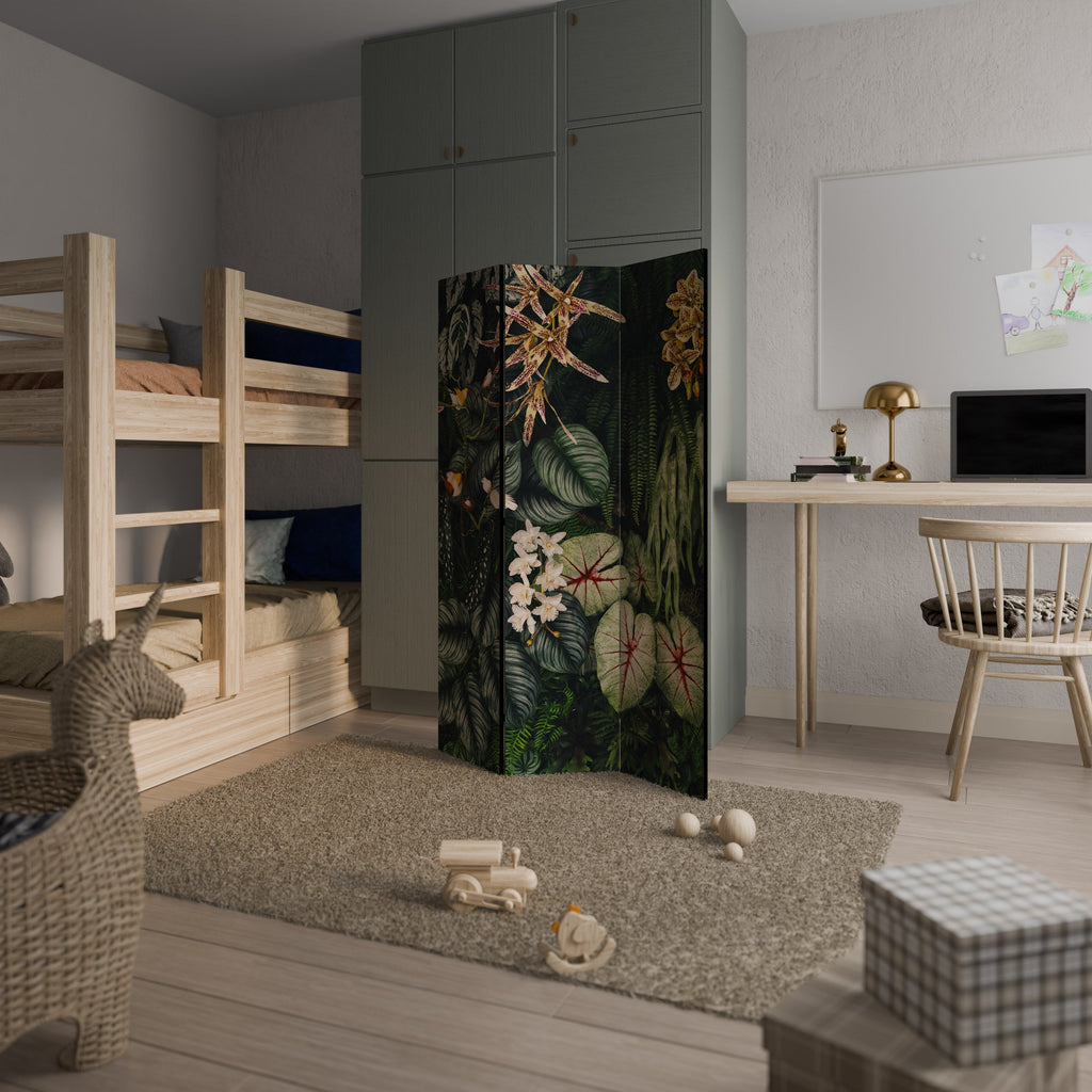 SILENT WILDERNESS Biombo Decorativo de 3 Painéis