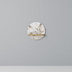 GRACEFUL DAYS Prateleira Redonda Decorativa em Efeito Carvalho