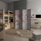 GRACEFUL DAYS Biombo Decorativo de 5 Painéis