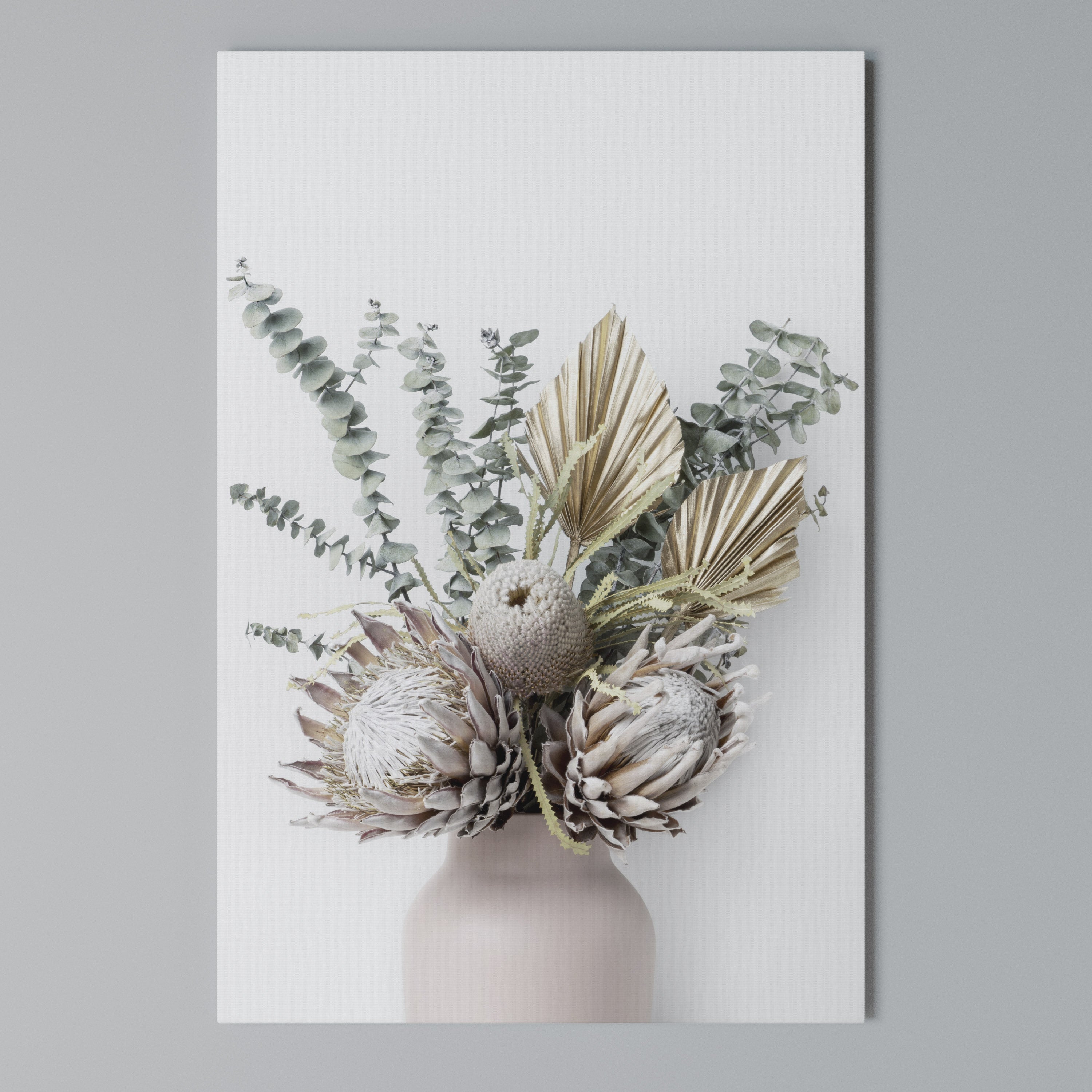 NATURE'S GOLDEN WHIMSY Quadro em tela vertical