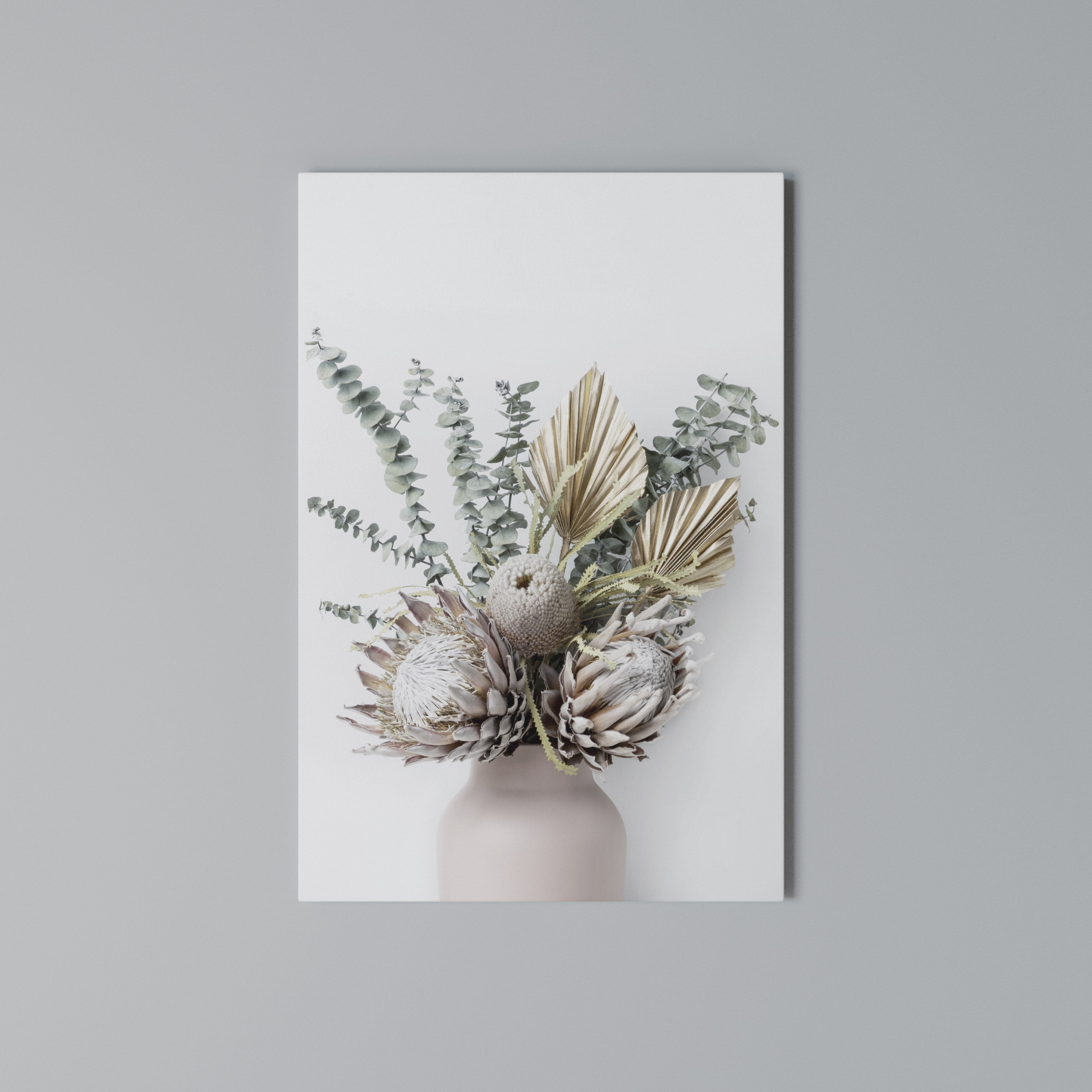 NATURE'S GOLDEN WHIMSY Quadro em tela vertical