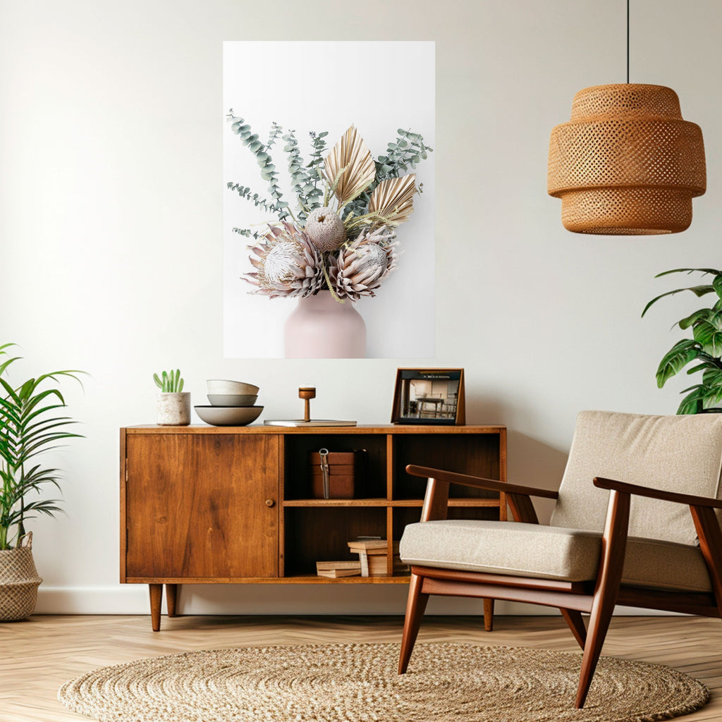 NATURE'S GOLDEN WHIMSY Poster Vertical Autocolante