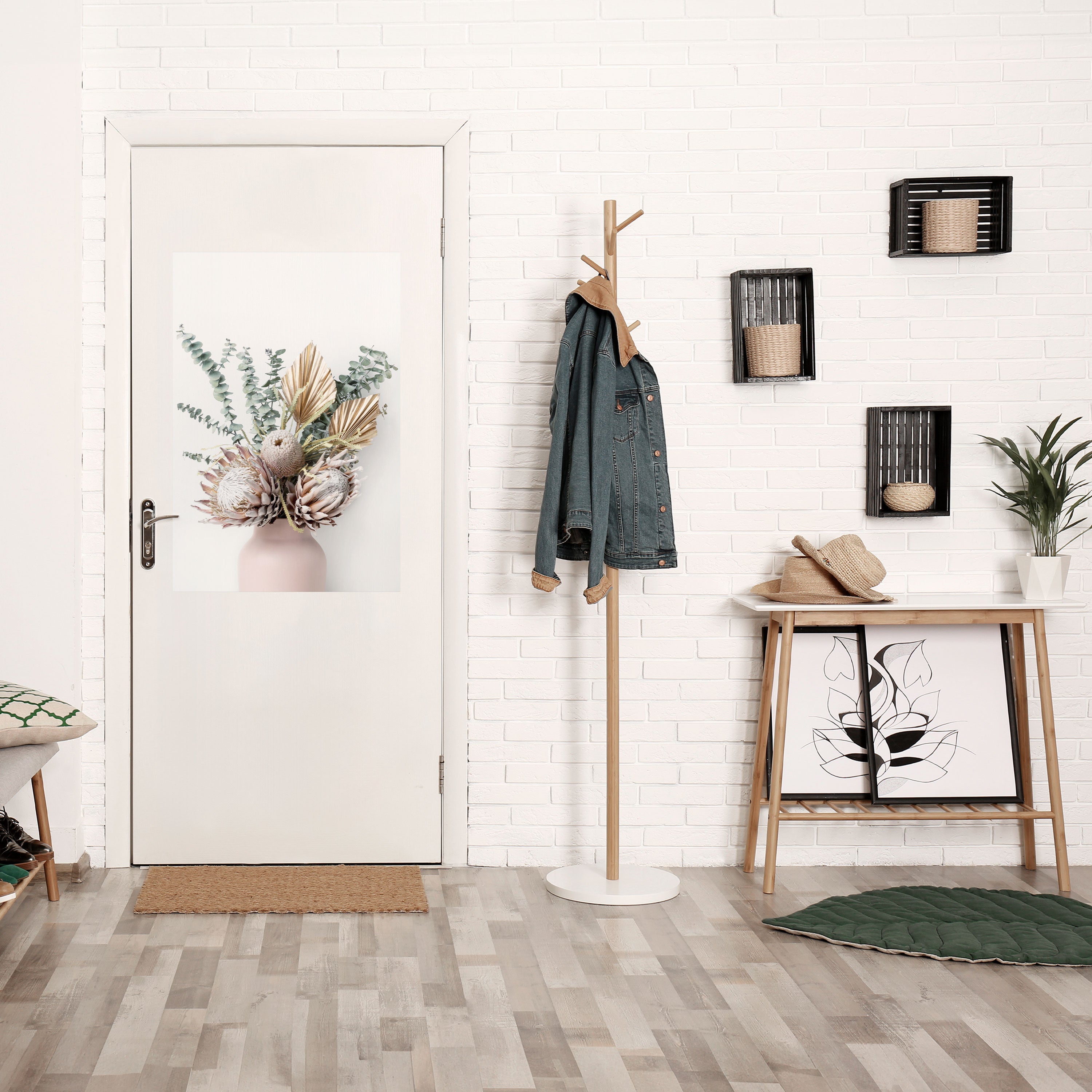 NATURE'S GOLDEN WHIMSY Poster Vertical Autocolante