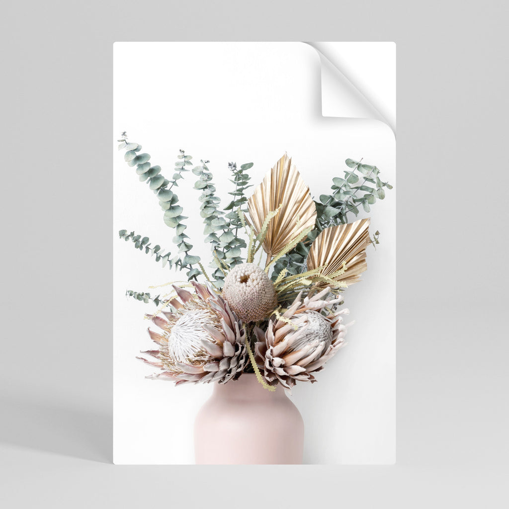 NATURE'S GOLDEN WHIMSY Poster Vertical Autocolante