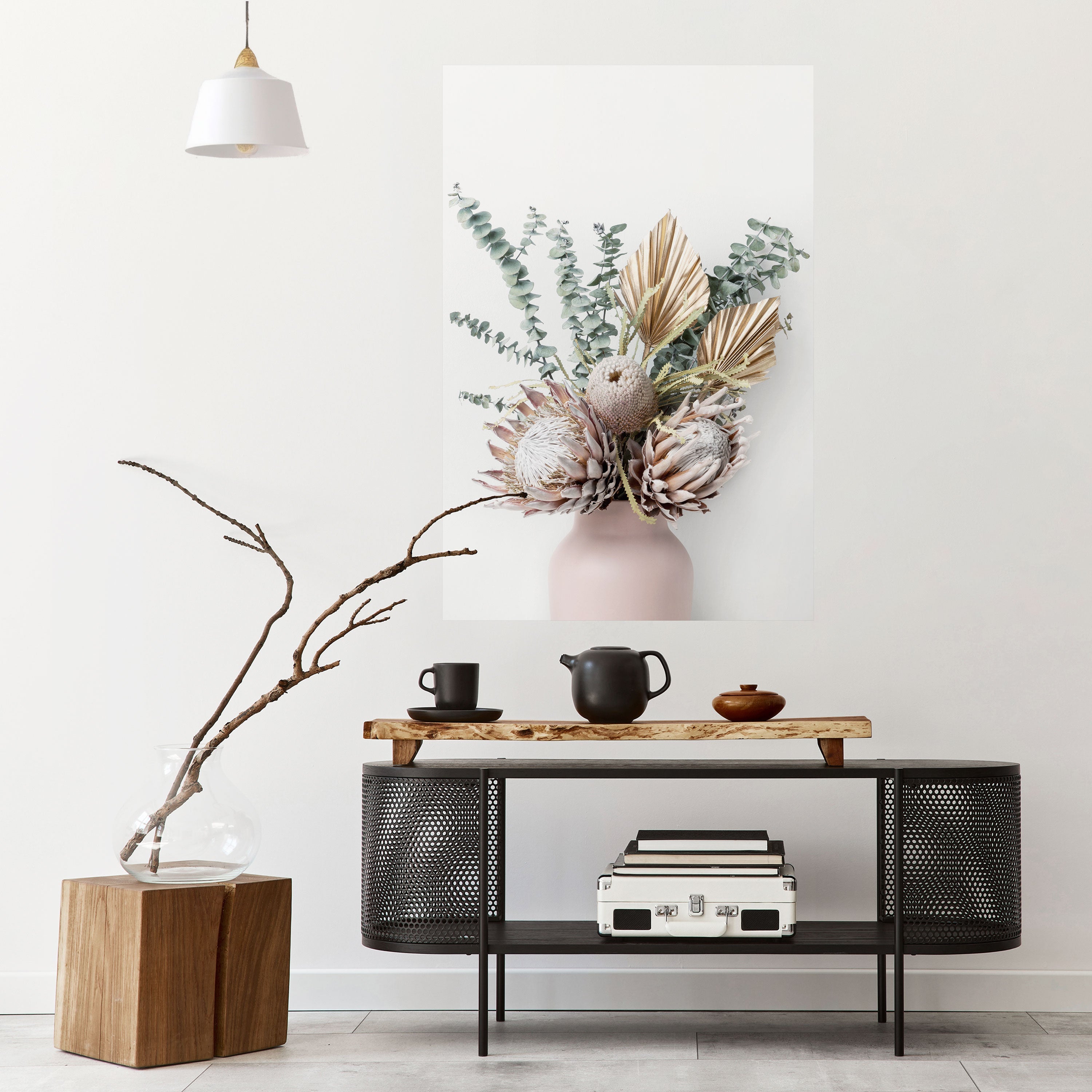 NATURE'S GOLDEN WHIMSY Poster Vertical Autocolante