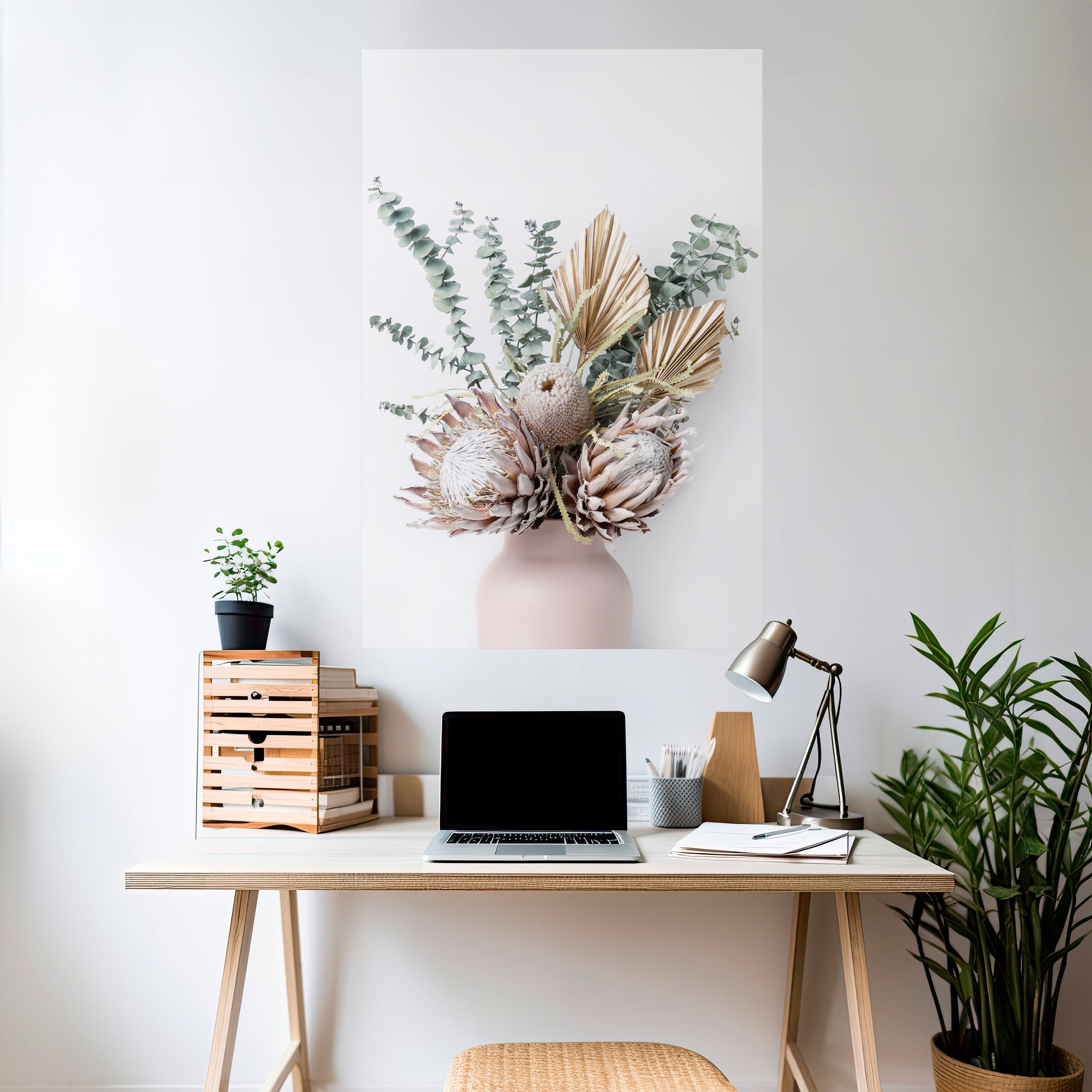 NATURE'S GOLDEN WHIMSY Poster Vertical Autocolante