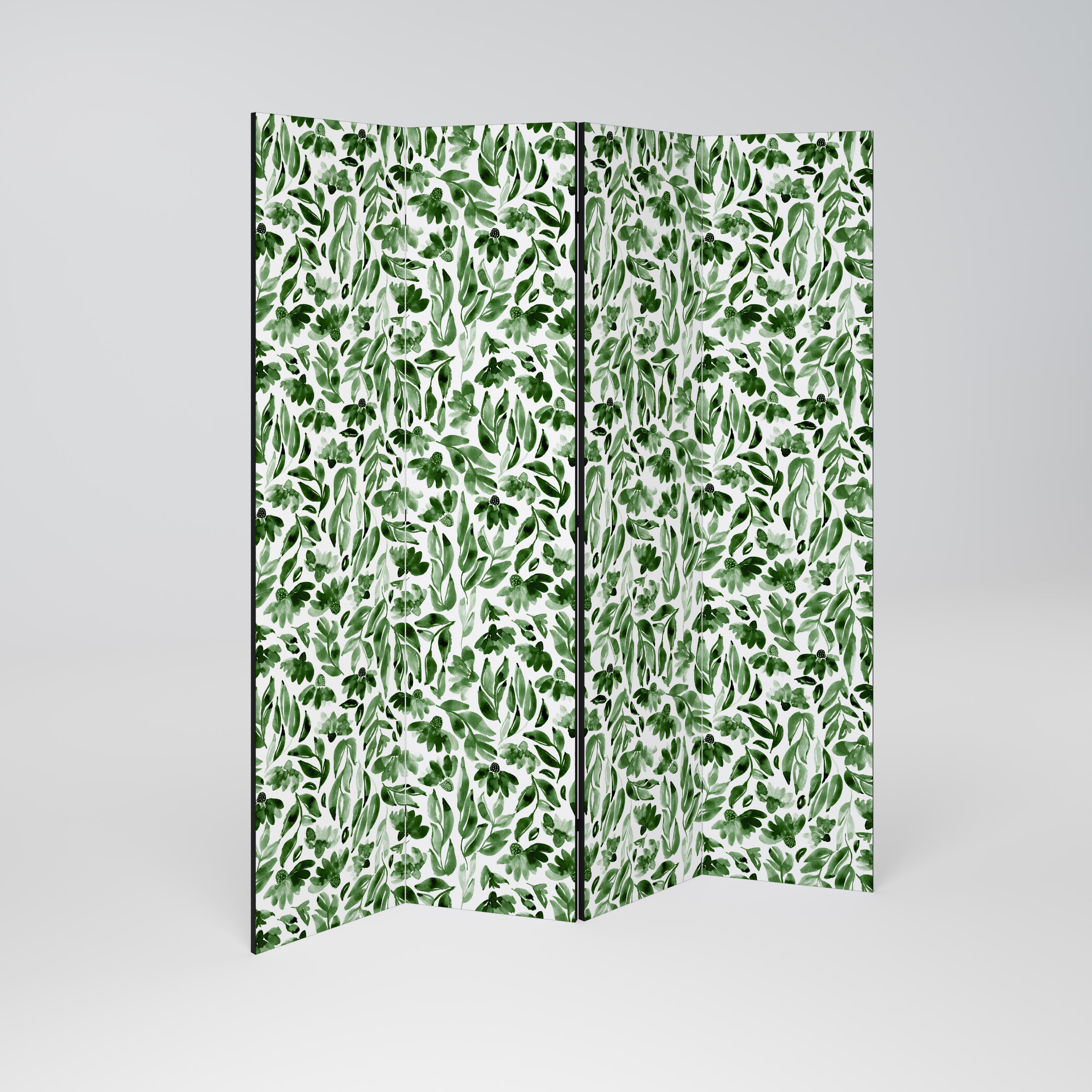 LEAFY LAYERS 4-Panel Room Divider