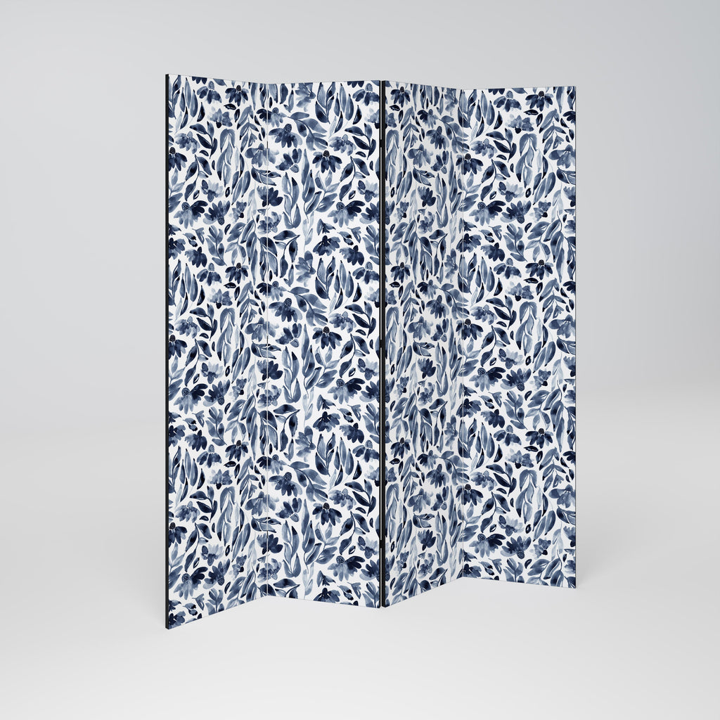 FLORAL FANTASY FABLE Biombo Decorativo de 4 Painéis