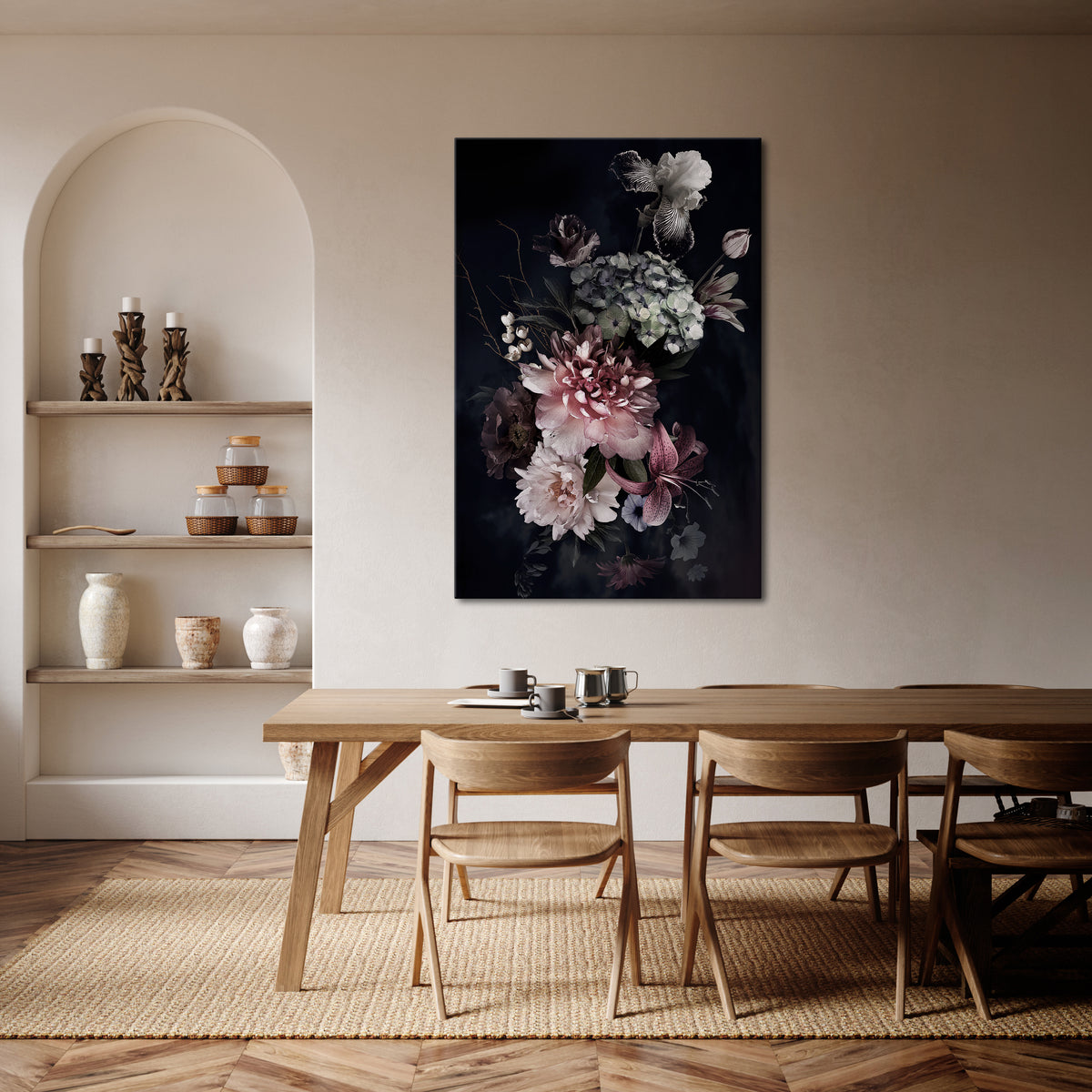 PURE BLOSSOM Vertical Canvas Print