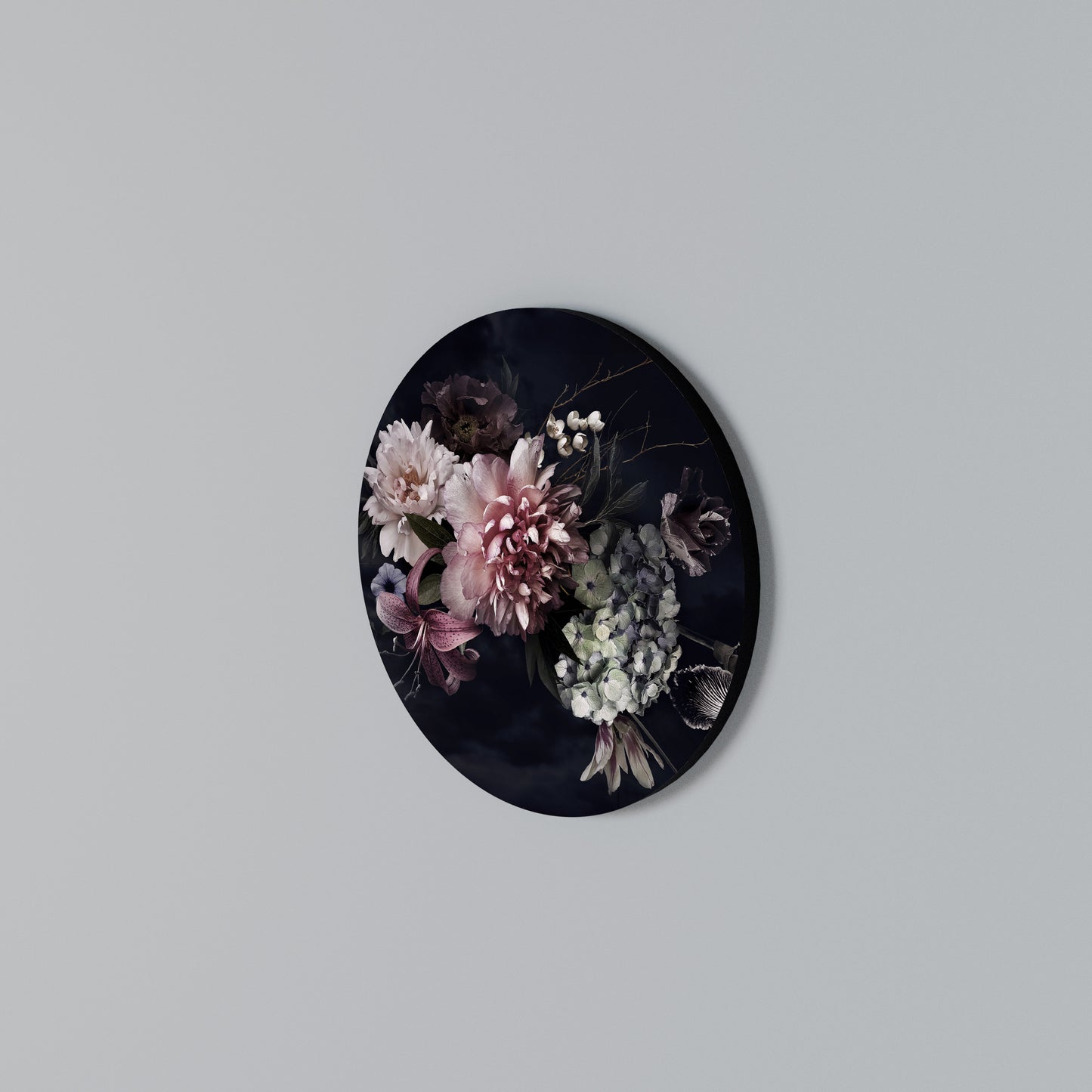 PURE BLOSSOM Arte de Parede Redonda