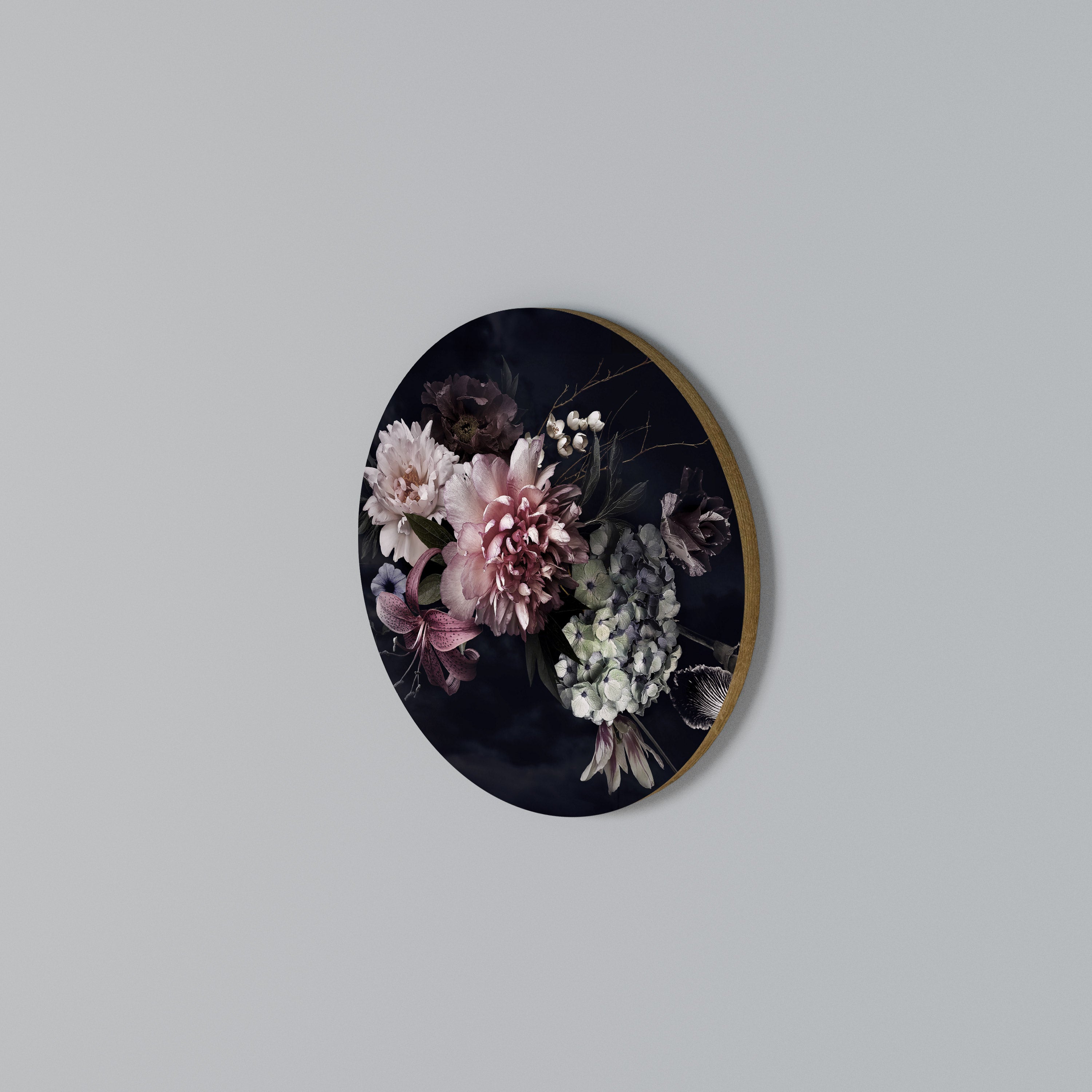 PURE BLOSSOM Arte de Parede Redonda