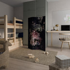 PURE BLOSSOM Biombo Decorativo de 3 Painéis