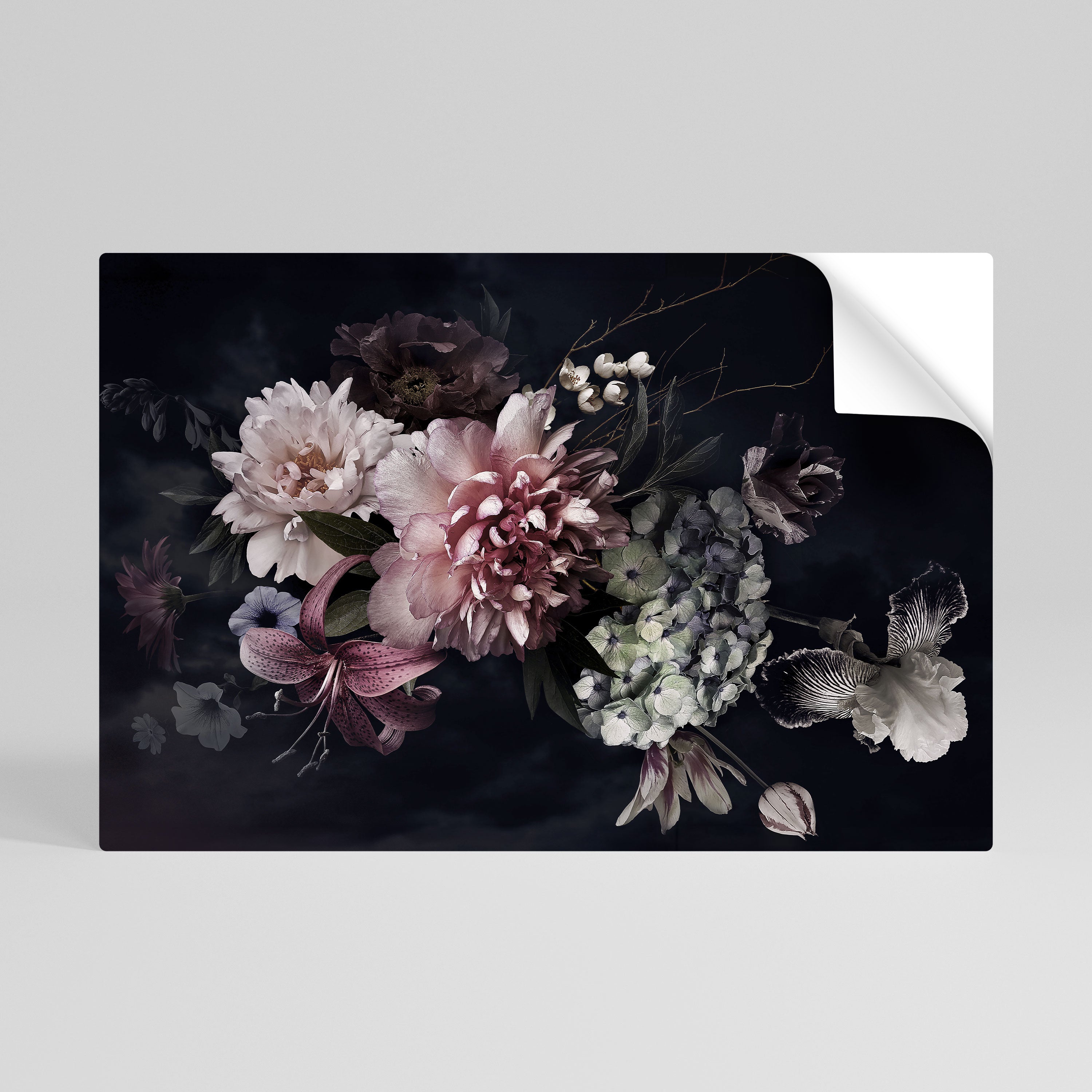 PURE BLOSSOM Póster Autocolante Horizontal
