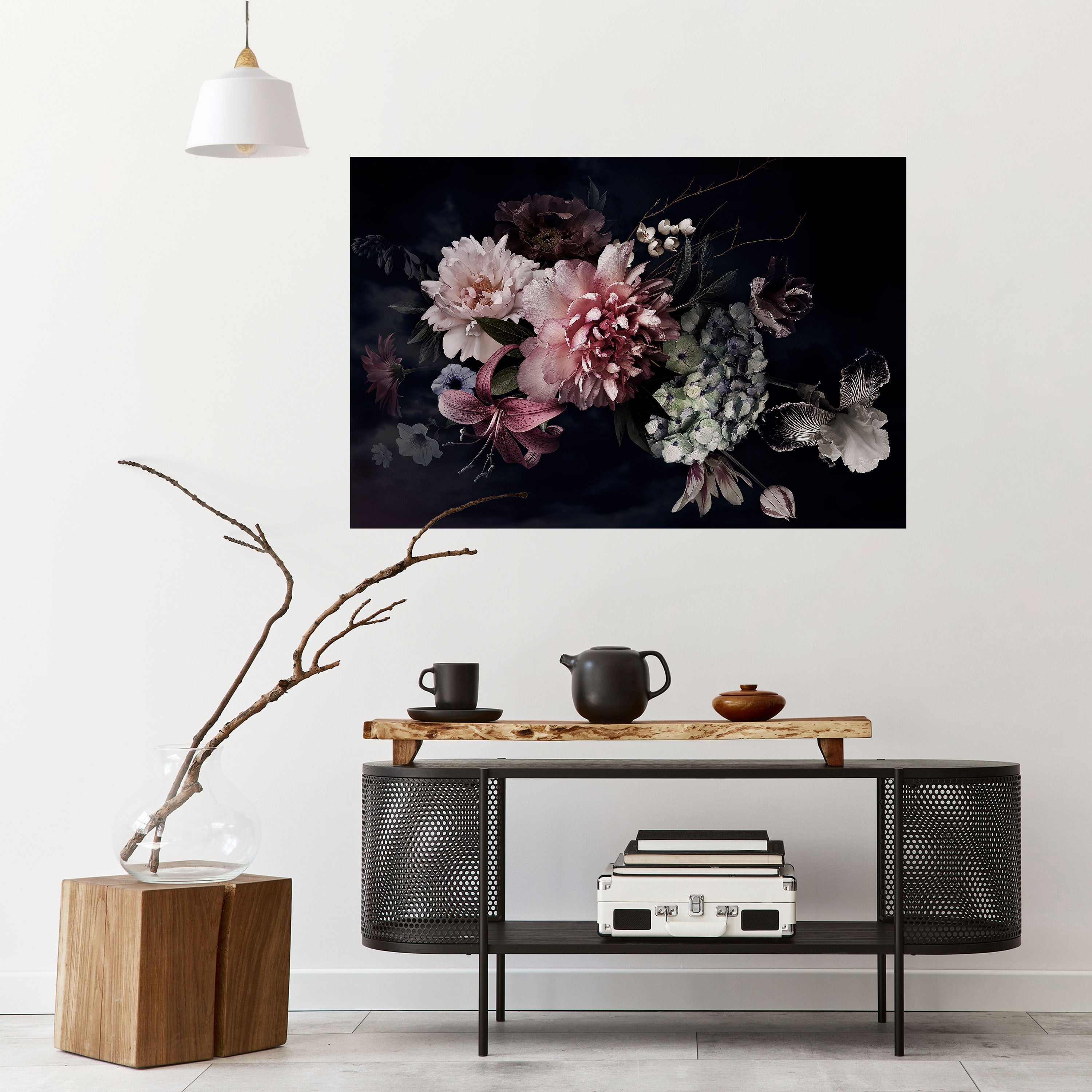 PURE BLOSSOM Peel and Stick Horizontal Poster