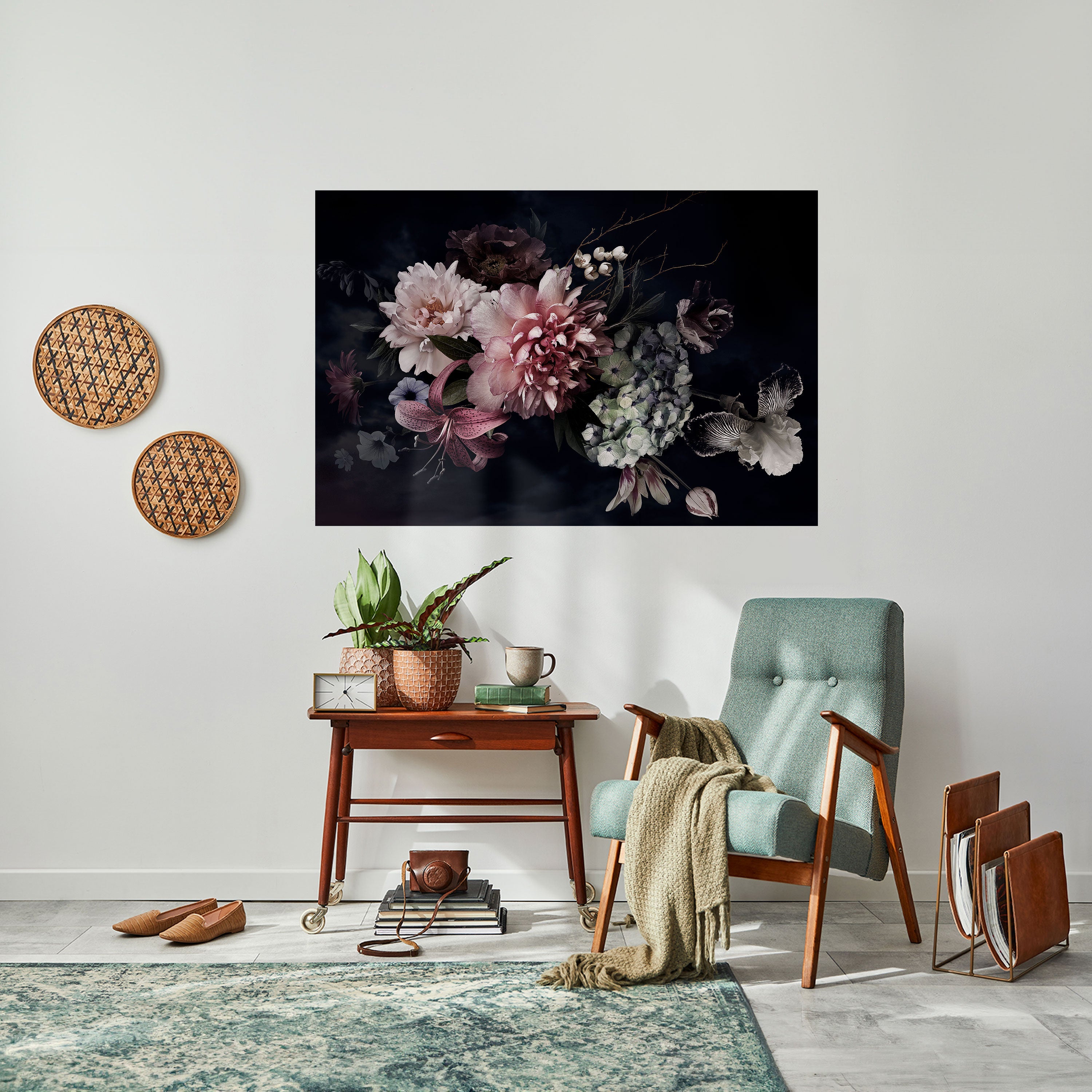 PURE BLOSSOM Peel and Stick Horizontal Poster