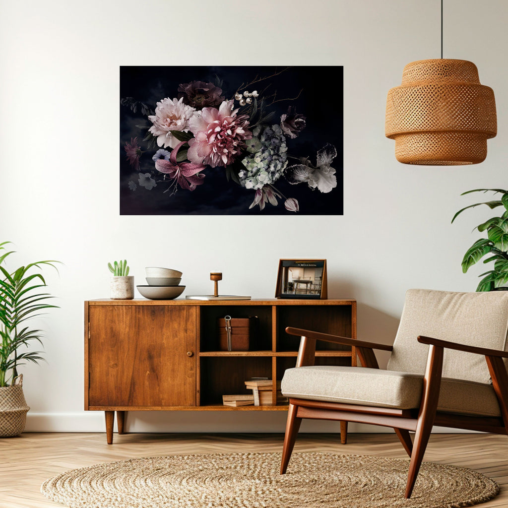PURE BLOSSOM Poster Horizontal Autocolante