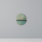 BLOOMING CHARM Prateleira Oval Decorativa em Acabamento Preto