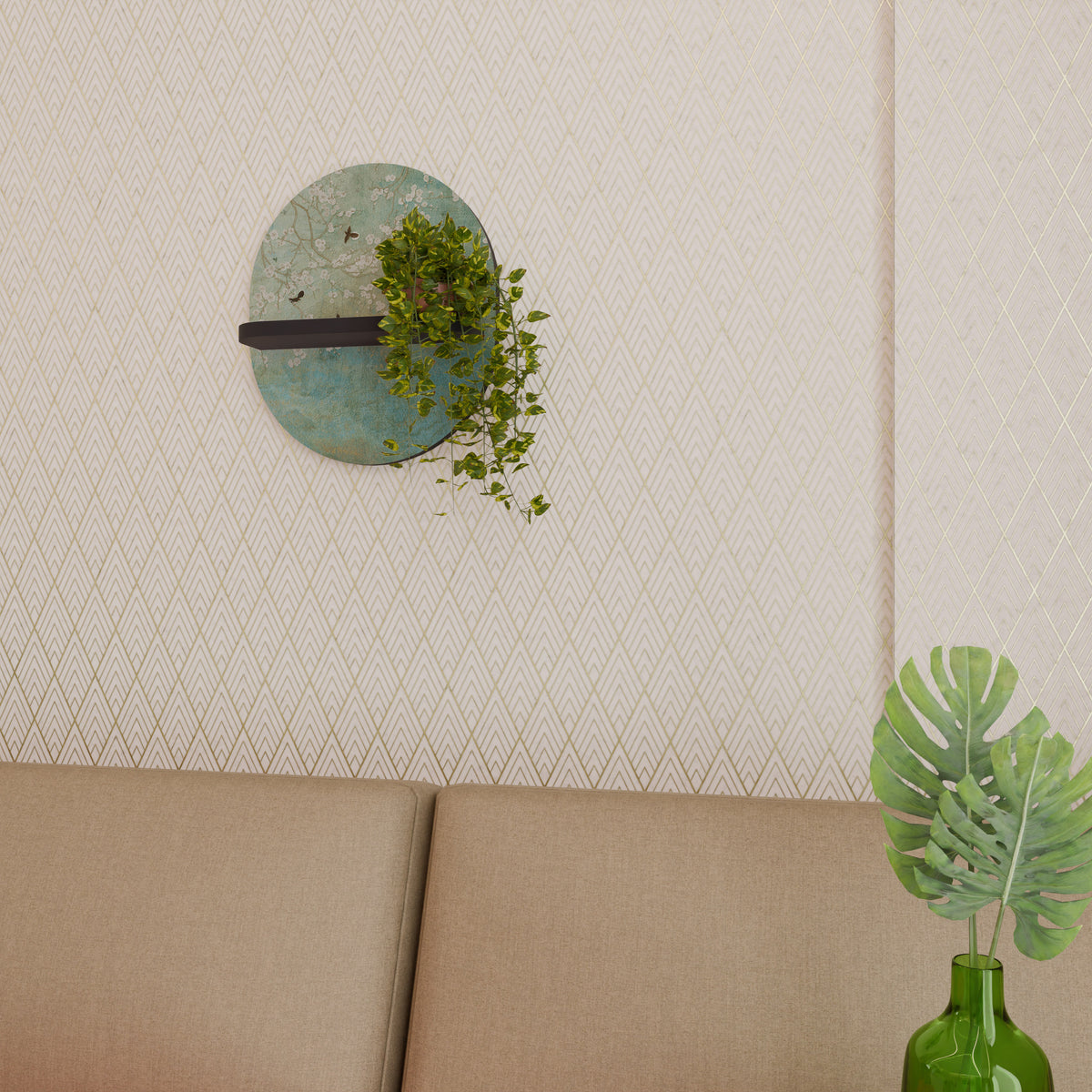 BLOOMING CHARM Art Shelf