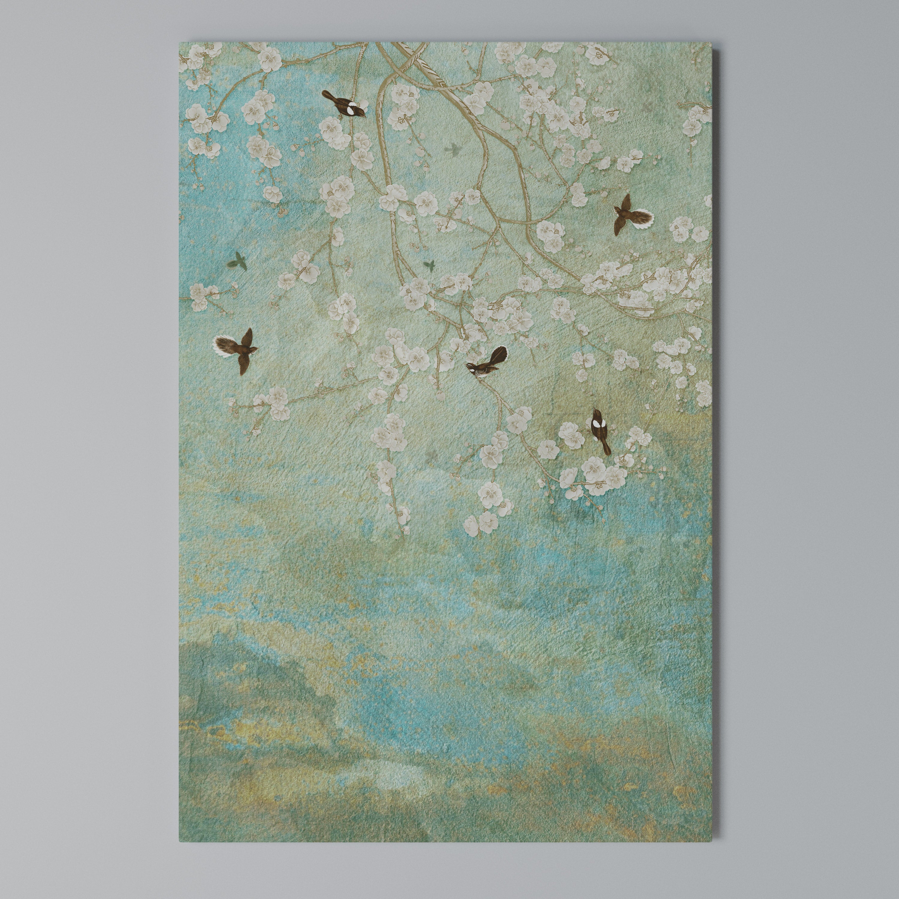 BLOOMING CHARM Quadro em tela vertical