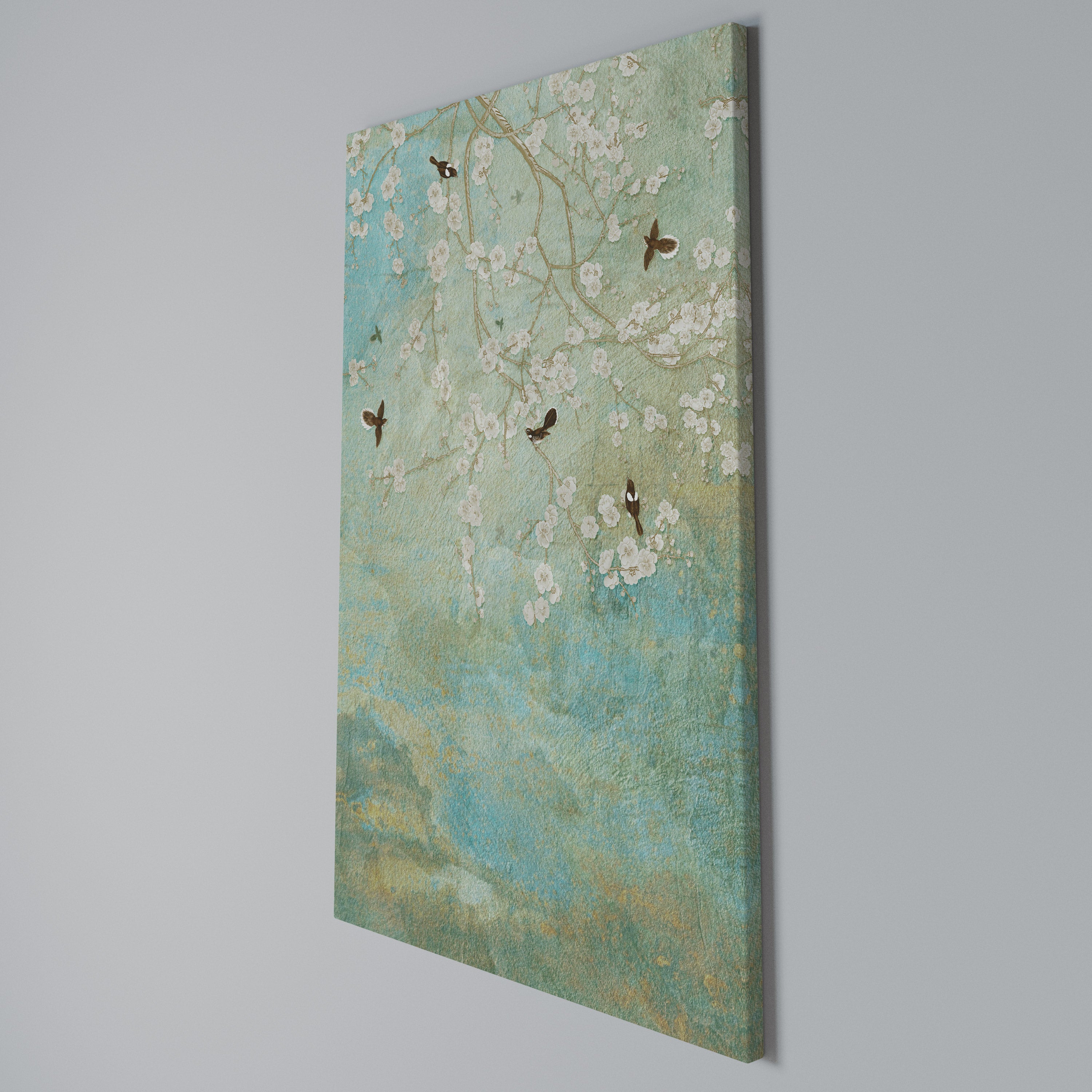 BLOOMING CHARM Quadro em tela vertical